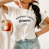 Support Local Farmers Tee- Organic Cotton