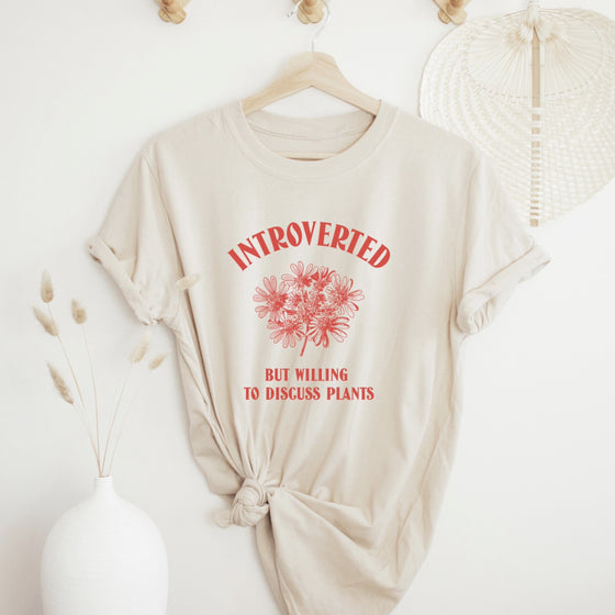 Lets Discuss Plants Tee