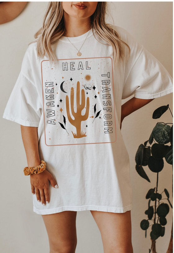 Awaken, Heal, Transform Tee