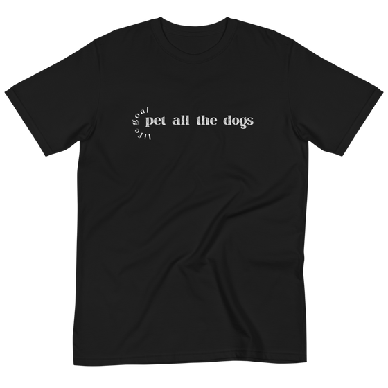 Pet All the Dogs Tee- Organic Cotton